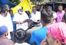 ಪಾಲಿಕೆಯಿಂದ ಫುಟ್ ಫಾತ್ ಅಂಗಡಿಗಳ ತೆರವು ಕಾರ್ಯಾಚರಣೆ.