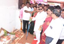 ಹರ್ತಿ ಪತ್ತಿನ ಸಹಕಾರ ಸಂಘದ ಕಟ್ಟಡಕ್ಕೆ ಸಚಿವ ಡಾ. ಪರಮೇಶ್ವರ್ ಶಂಕುಸ್ಥಾಪನೆ